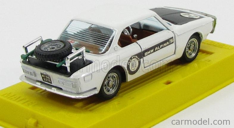 MEBETOYS MATTEL A63 Scale 1/43 | BMW 2800 ALPINA N 24 WHITE BLACK