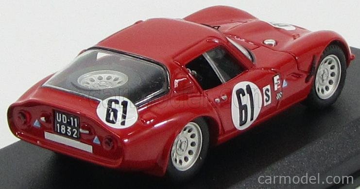 BEST-MODEL 9558 Scale 1/43 | ALFA ROMEO TZ2 COUPE N 61 SEBRING 1966 T ...