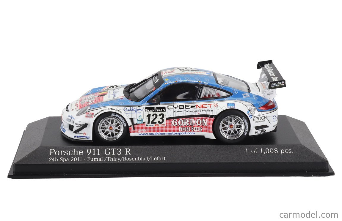 1/43 MINICHAMPS PORSCHE 911 GT3 R Red Bull Remus 24 Hrs Daytona 2002