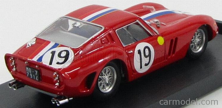 FERRARI - 250 GTO COUPE ch.3705 TEAM PIERRE NOBLET N 19 2nd 24h LE MANS  1962 J.GUICHET - P.NOBLET