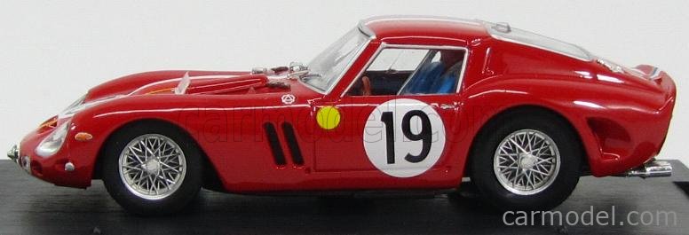 FERRARI - 250 GTO COUPE ch.3705 TEAM PIERRE NOBLET N 19 2nd 24h LE MANS  1962 J.GUICHET - P.NOBLET
