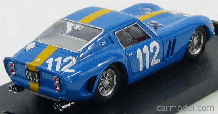 BRUMM R536 Scale 1/43 | FERRARI 250 GTO ch.3445 LHD N 112 2nd TARGA ...