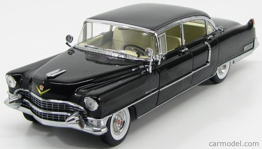 GREENLIGHT 12923 Scale 1/18 | CADILLAC FLEETWOOD SERIES 60 1955 BLACK