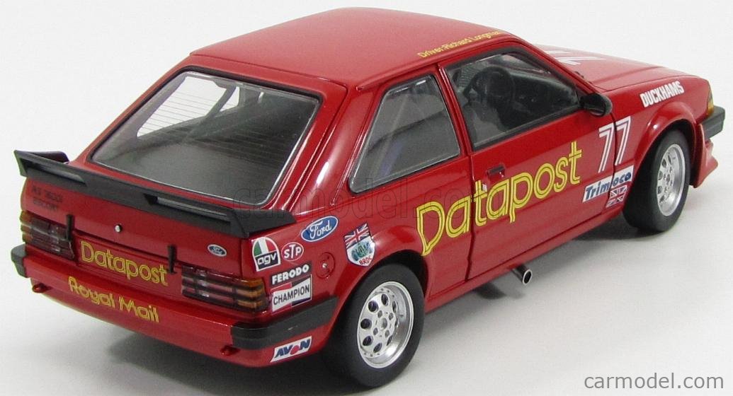 Sunstar 1/18 - Ford Escort RS 1600i Sunburst Red MK3 1984 RHD