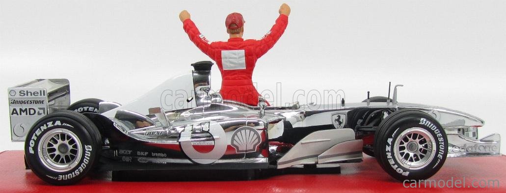 MATTEL HOT WHEELS C7332 Scale 1/18 | FERRARI F1 F2003-GA N 1
