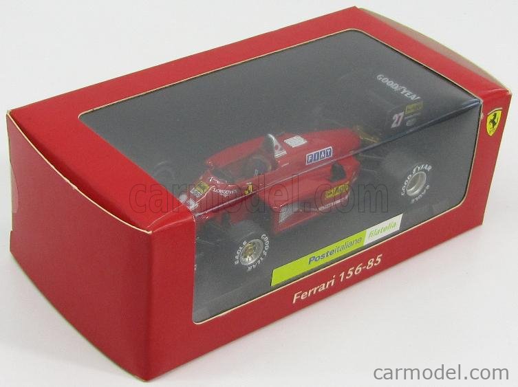 Modèle Réduit Ferrari F1 156-85 #27 (Alboreto) 1985 – Échelle 1:24 Avec Vitrine – Neuf – Marque Edicola
