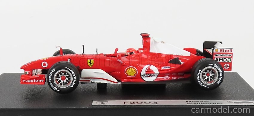 MATTEL HOT WHEELS 04469 B6206 Scale 1/43 | FERRARI F1 F2004 N 1 WORLD ...