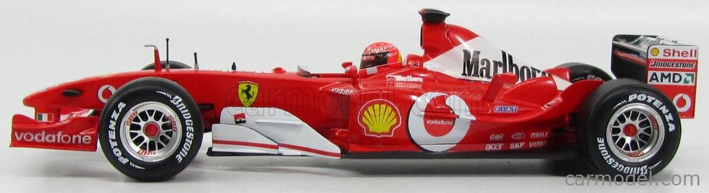 Hot Wheels B1023 Ferrari F2003-GA 1:18 シューマッハ フェラーリ
