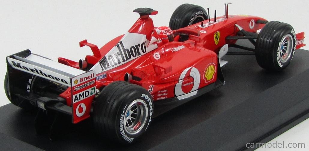 MATTEL HOT WHEELS 54626 Scale 1/18 | FERRARI F1 F2002 N 1 M