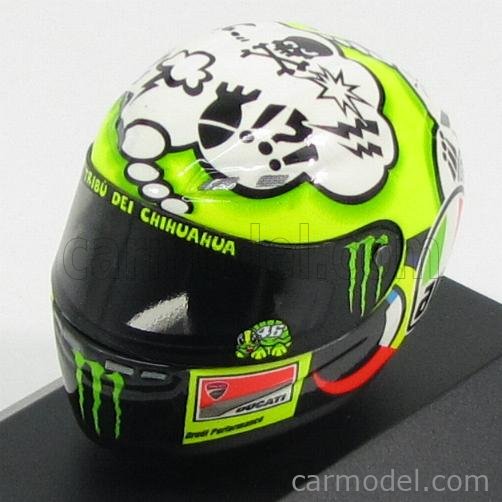 MotoGP Misano 2011 1/8 Scale Minichamps Valentino Rossi Helmet 