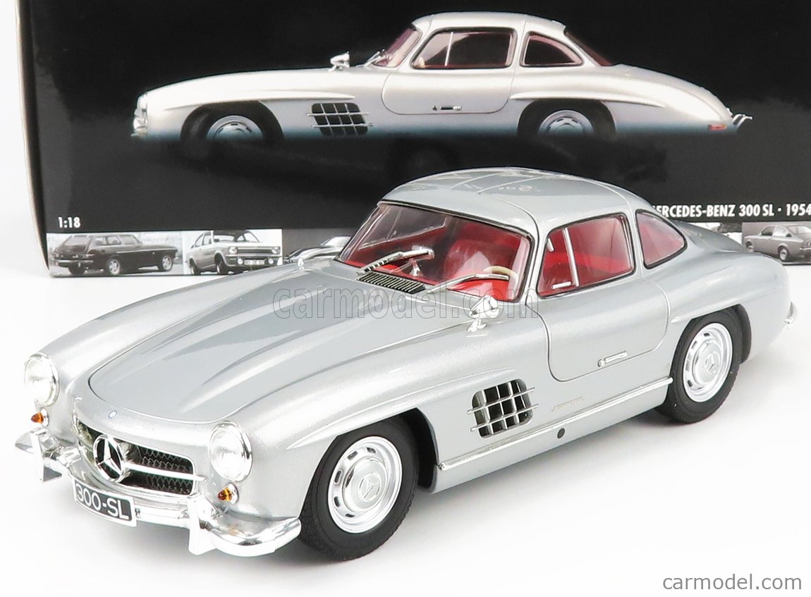 MINICHAMPS 180039000 Scala 1 18 MERCEDES BENZ 300SL COUPE GULLWING W198 1955 SILVER