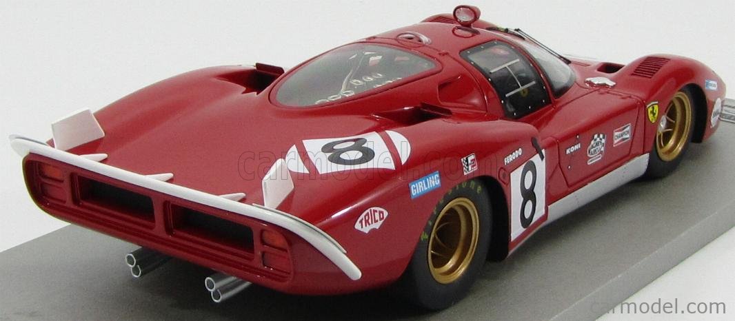 Modellino Auto Tecnomodel 1/43 Ferrari 512S Long Tail Merzario-Regazzoni #8 Le Mans 1970 Limited Edition | Motorsport Maranello