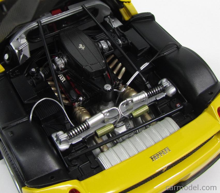 MATTEL HOT WHEELS J2920 Scale 1/18 | FERRARI ENZO 2004 YELLOW