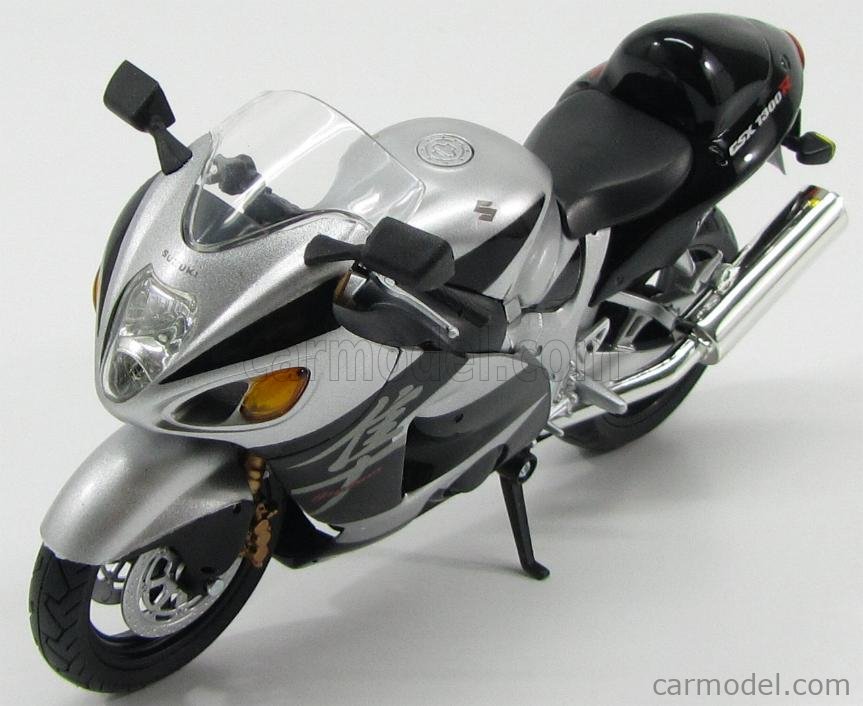 マイスト】1/12 スズキ 隼 1300R 2022年 (シルバー/レッド) 完成