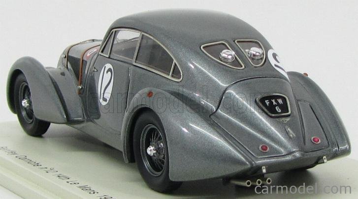 Miniature Bentley Corniche TT #11 Le Mans 1950 – 1/43 S.L.M. 43 – Boîtier Inclus