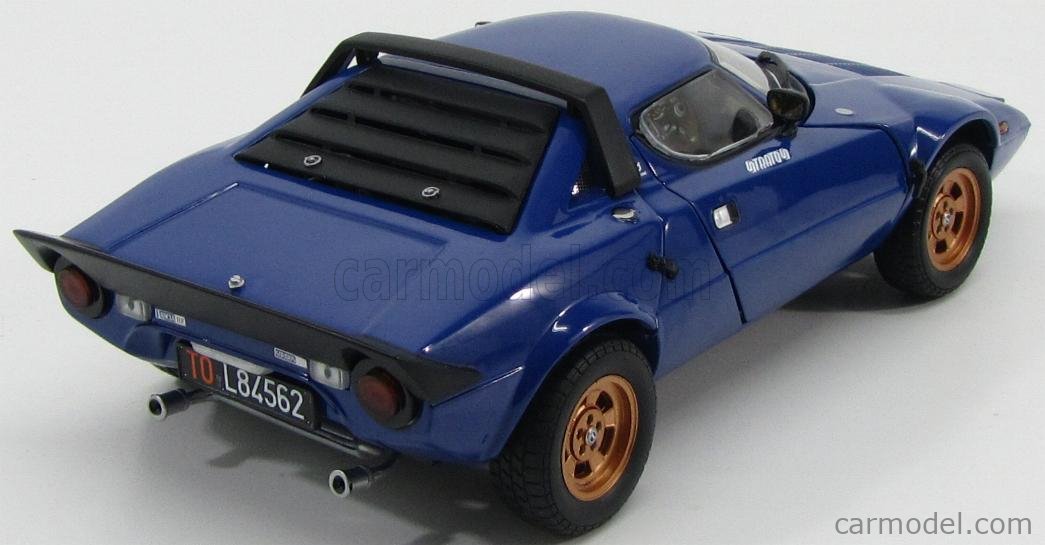 SUN-STAR 04562 Scale 1/18 | LANCIA STRATOS STRADALE 1975 BLUE