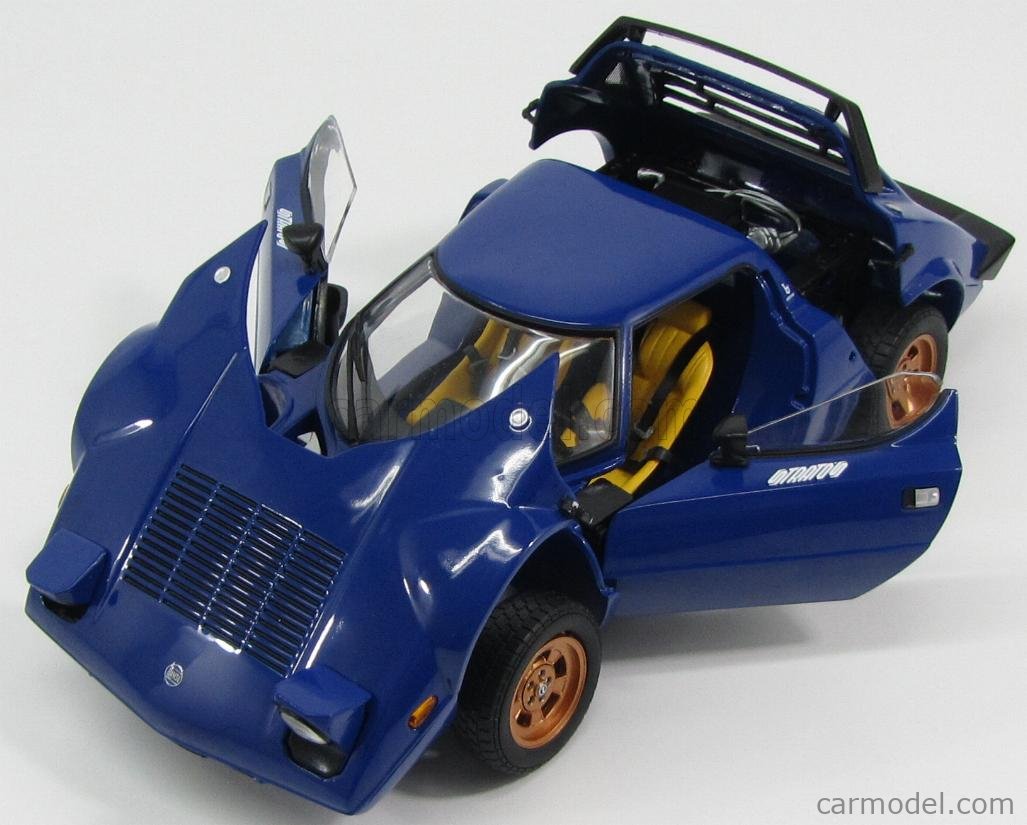 SUN-STAR 04562 Scale 1/18 | LANCIA STRATOS STRADALE 1975 BLUE