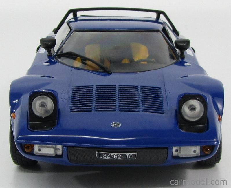 SUN-STAR 04562 Scale 1/18 | LANCIA STRATOS STRADALE 1975 BLUE