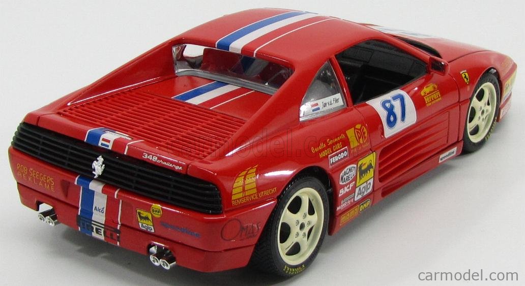BURAGO 3039 Scale 1/18 | FERRARI 348TB CAVALLO CRIMANTE TEAM