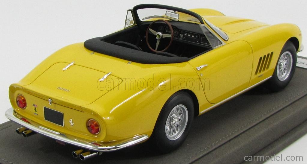 KK-Scale 1:18 Ferrari 275 GTB/4 NART Spyder Ano De Construção 1967 Azul Metalico Kkdc180238
