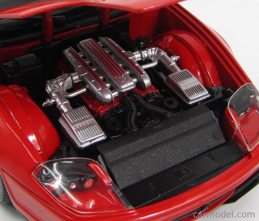 Ferrari 550 Maranello Bordeaux 1/18 - Hot Wheels 25734 - Miniature Collection