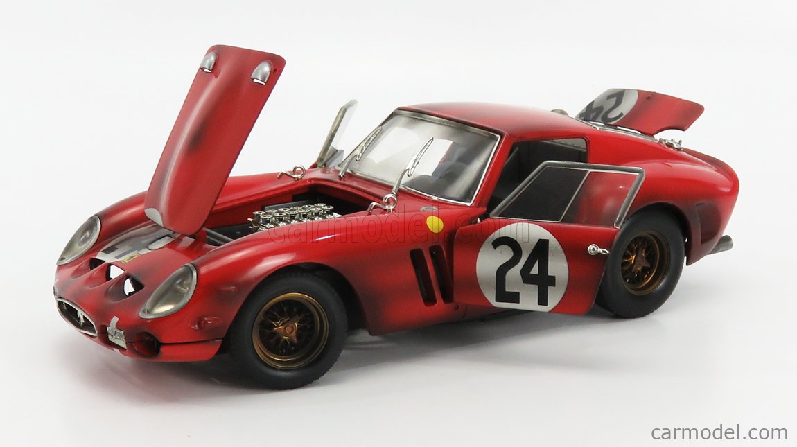 CMC M253 Masstab: 1/18 | FERRARI 250 GTO 3.0L V12 TEAM EQUIPE NATIONALE BELGE N 22 3rd 24h LE Mans 1962 L Dernier Beurlys J Blaton