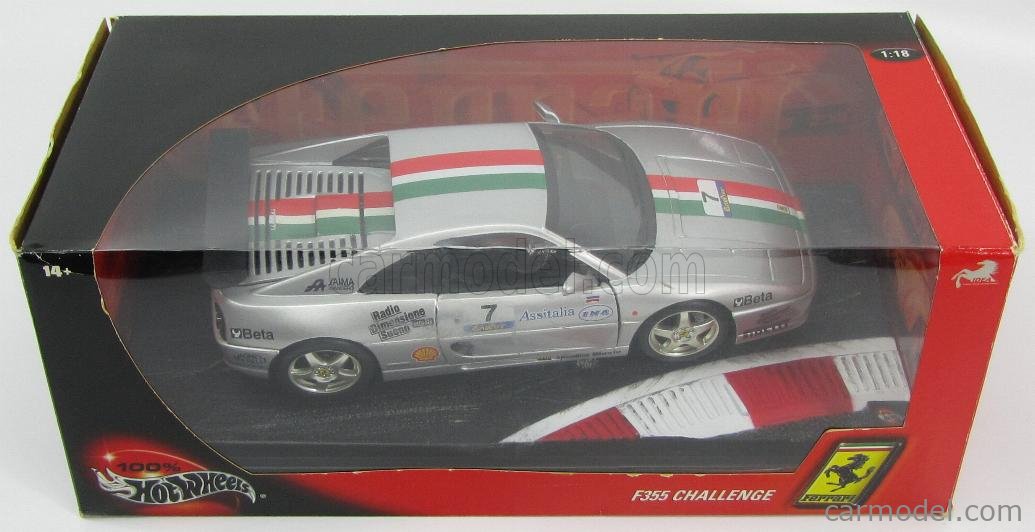 MATTEL HOT WHEELS 29752S Masstab: 1/18 | FERRARI F355 CHALLENGE N