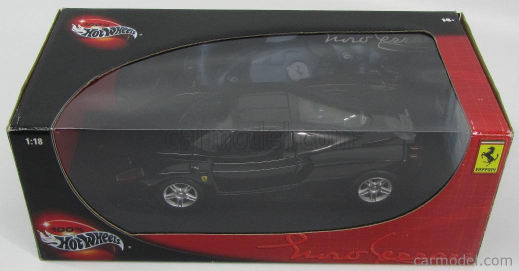 MATTEL HOT WHEELS B6055-BK Scale 1/18 | FERRARI ENZO 2005 BLACK