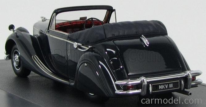 Miniature Western Models Jaguar MK V Cabriolet 1949 Marron, Métal Blanc, échelle 1/43, Kit