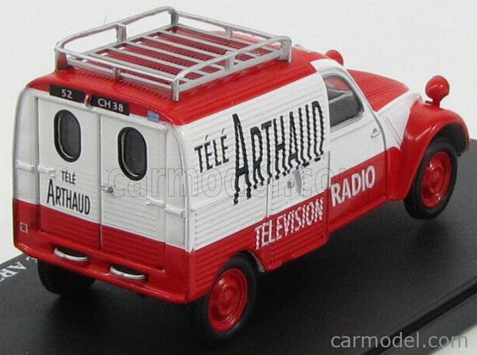 Miniature 1/43 Minialuxe Citroën 2CV beige capote marron miniasec - Collection