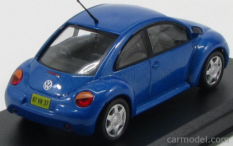 EDICOLA AUTOPLUSCOL052 Scale 1/43 | VOLKSWAGEN NEW BEETLE 1998 BLUE MET