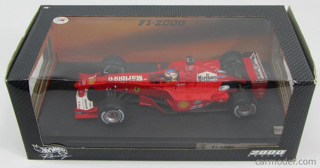 MATTEL HOT WHEELS CODE3 Scale 1/18 | FERRARI F1 F2000 N 00 TEST CAR ...