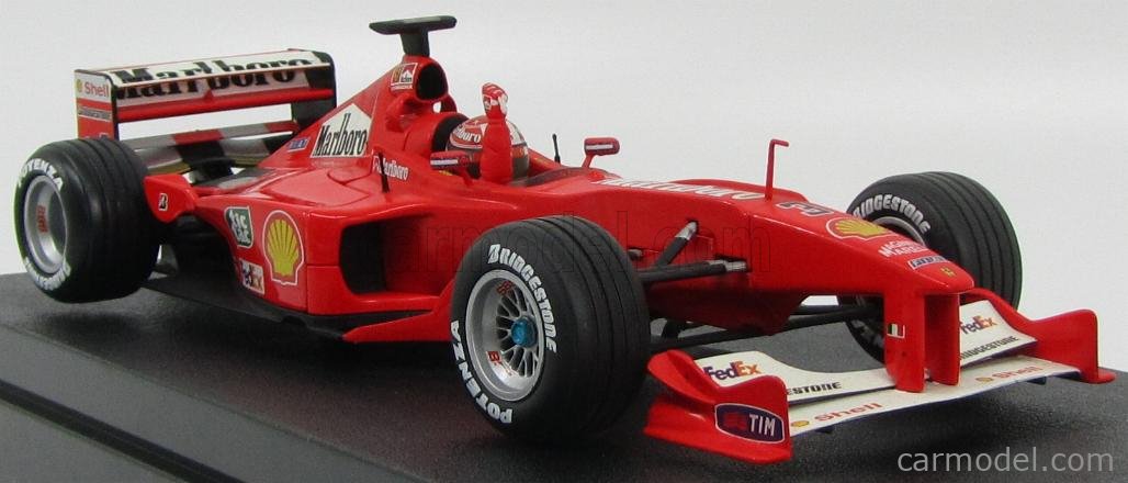 フェラーリ　Ｆ２０００　R・バリチェロ　＃４　マテル　ホットホイール　 １／１８ MATTEL HOT WHEELS 26738 Scale 1/18 | FERRARI F1 F2000 N 4 SEASON