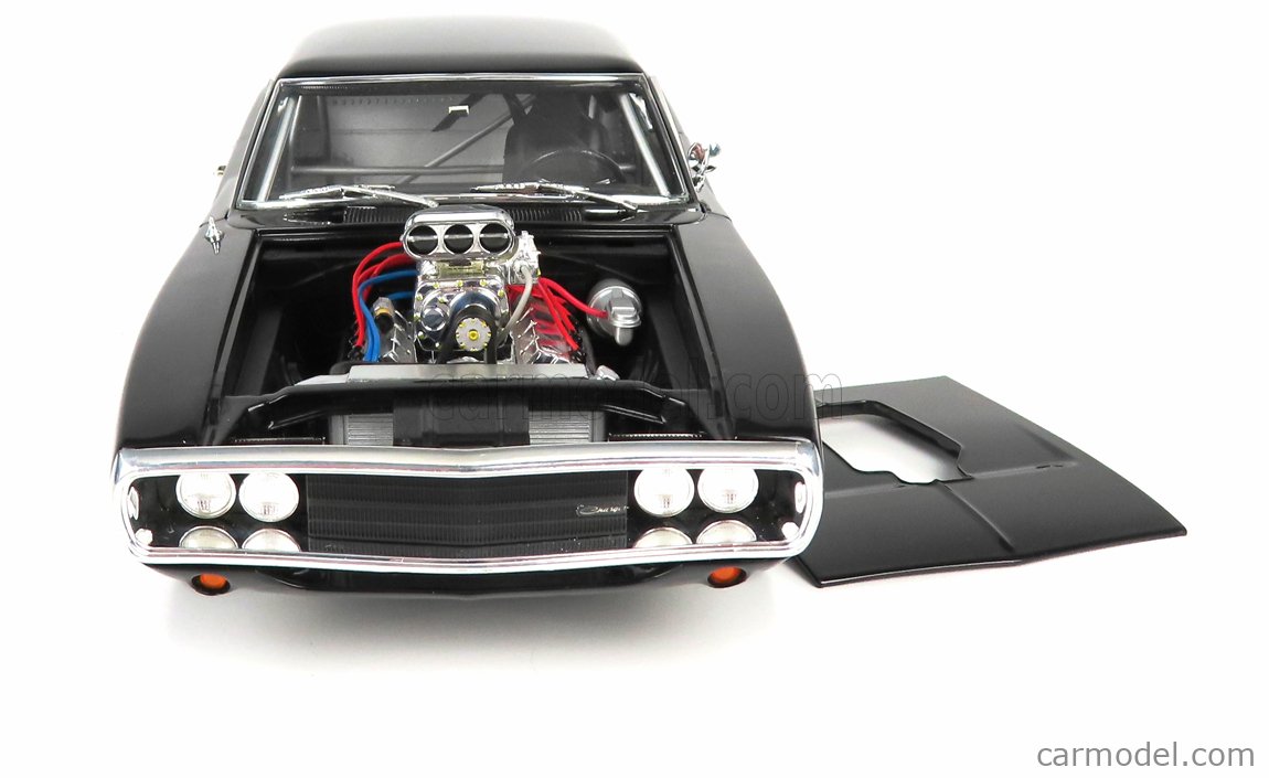 Fast & Furious - Mattel / Hot Wheels - Échelle 1/18 - Dodge Charger RT noir  - Dominic Toretto - Catawiki