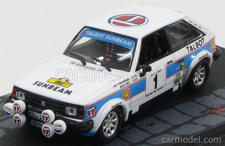 Miniature 1/43 Talbot Sunbeam Lotus #6 Rallye 1000 Lacs 1981 - Toivonen, Pièce Unique