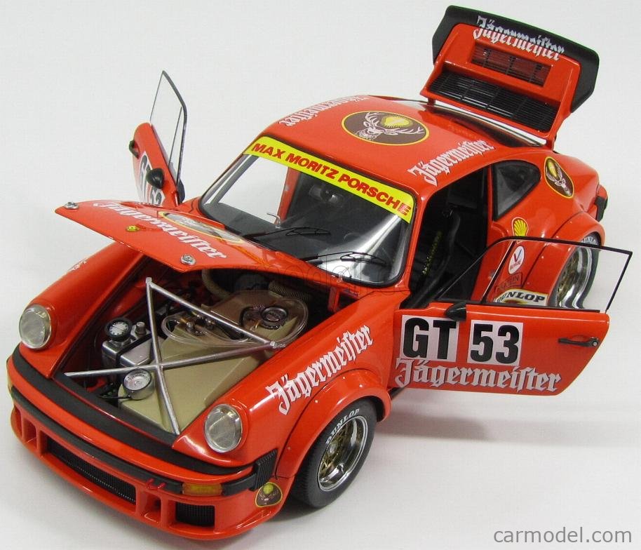 Exoto Racing Legends 1/18 - Porsche 911/934 RSR #69 - Le Mans 1976 - Boîte + Surboîte