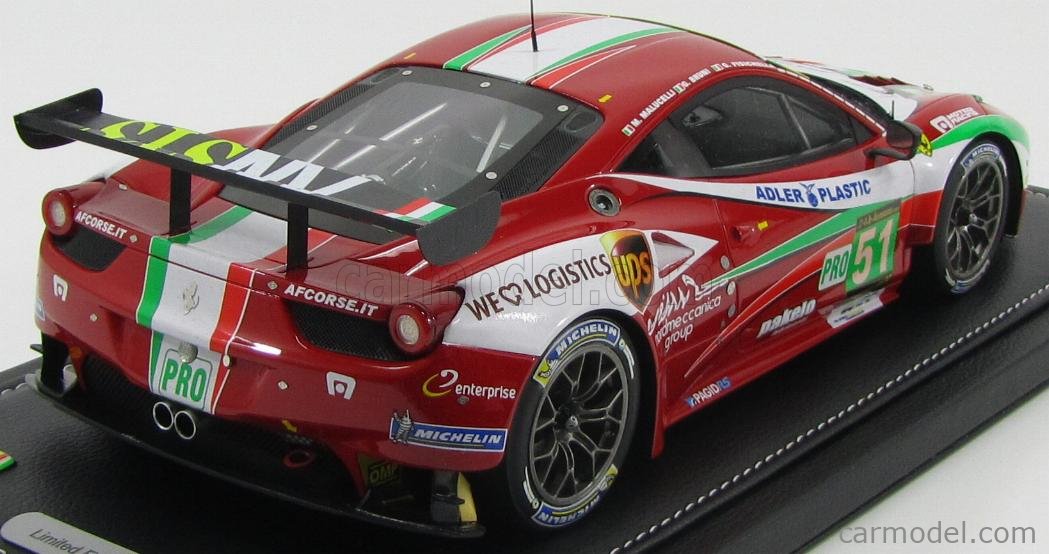 Porte-clés Ferrari 458 Italia, GT2, GT3, GT, en étain