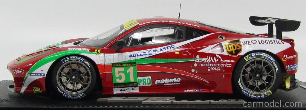 BBR-MODELS P1875 Scale 1/18 | FERRARI 458 ITALIA GT2 TEAM AF CORSE