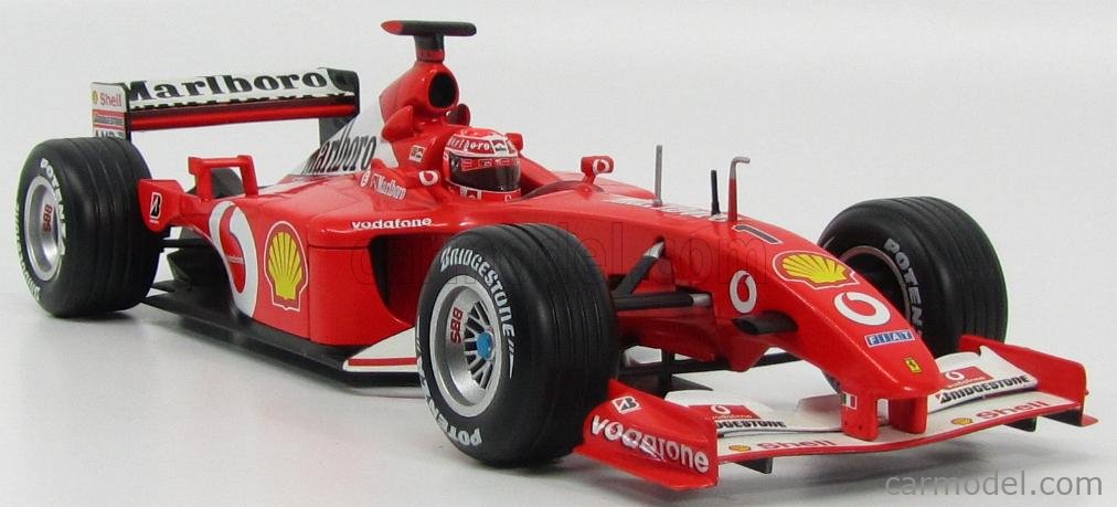 MATTEL HOT WHEELS 54643 Scale 1/18 | FERRARI F1 F2002 N 1 M