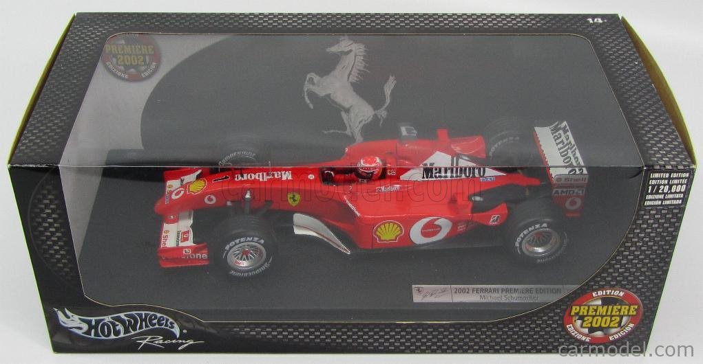 限定 HW 1/18 Ferrari F-2002 #1 Schumacher MATTEL HOT WHEELS 54643 Scale 1/18 | FERRARI F1 F2002 N 1 M