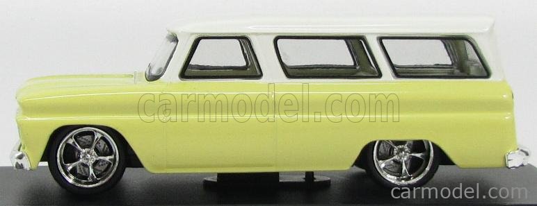 Greenlight 86058 1966 66 CHEVROLET Suburban 1/43 Diecast voiture modèle jaune