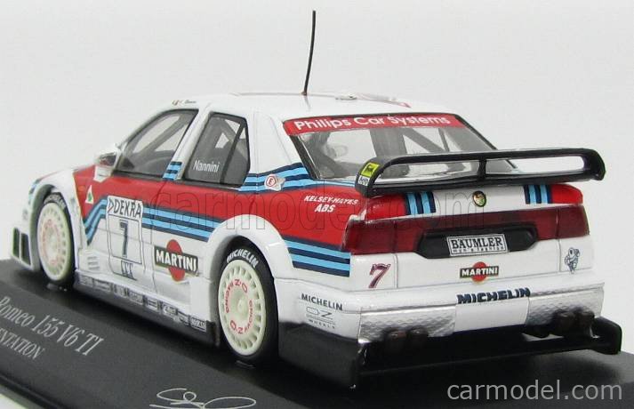 Miniature Minichamps 1/43 – Alfa Romeo 155 V6 TI DTM 1995 Euroteam S. Modena, état Neuf
