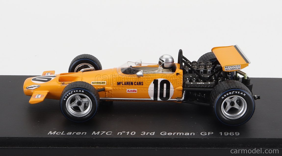 配送無料■スパークモデル 1/43 1969 マクラーレンM7C #5 B.マクラーレン フランスGP レーシングカー