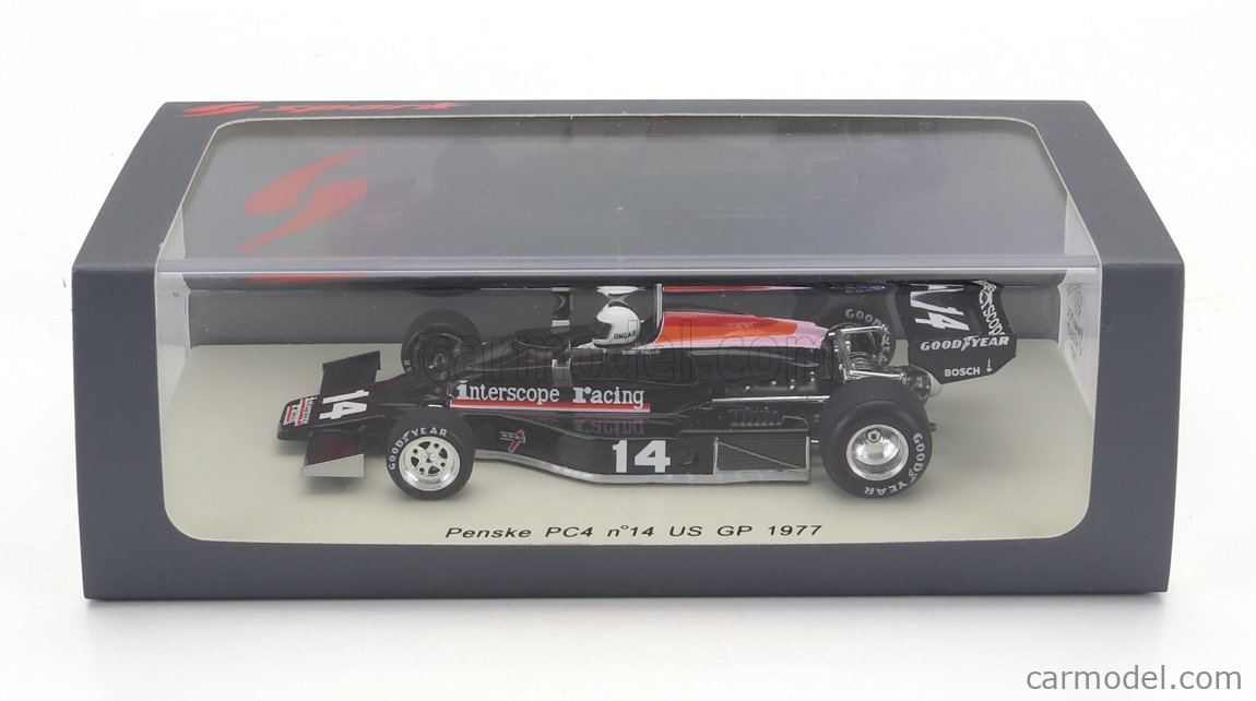 Miniature Spark 1/43 - Penske PC4 #14 F1 - US GP 1977 - Danny Ongais