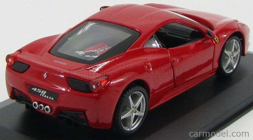 BURAGO 18-44016R Scale 1/32 | FERRARI 458 ITALIA 8C 2009 RED