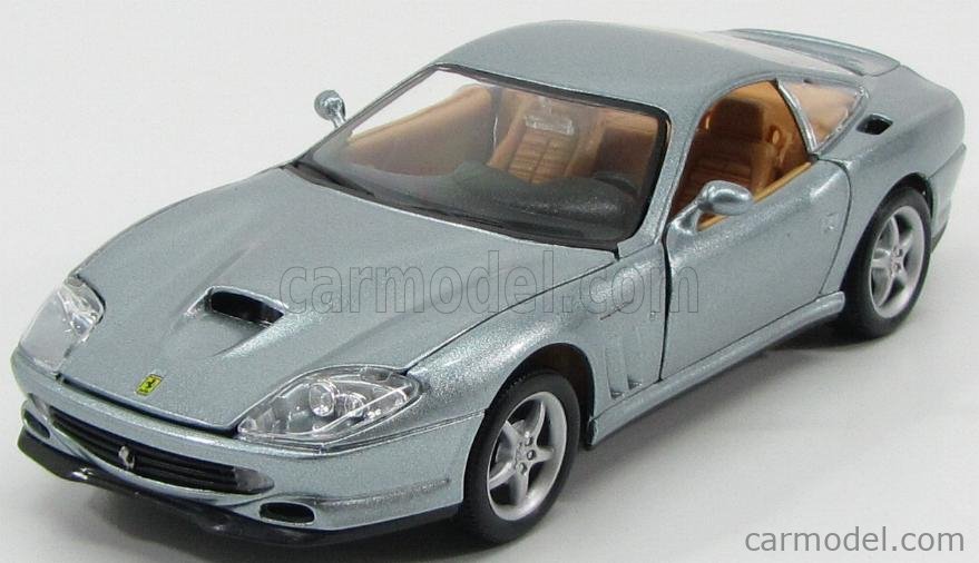 BURAGO BU26004G Scale 1/24 | FERRARI 550 MARANELLO 1998 BLUE GREY MET