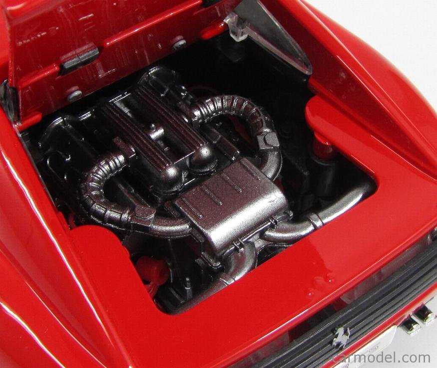 Miniature Voiture Ferrari 348TS 1/18 – Maisto Métallique Rouge, Modèle ELF, Collection