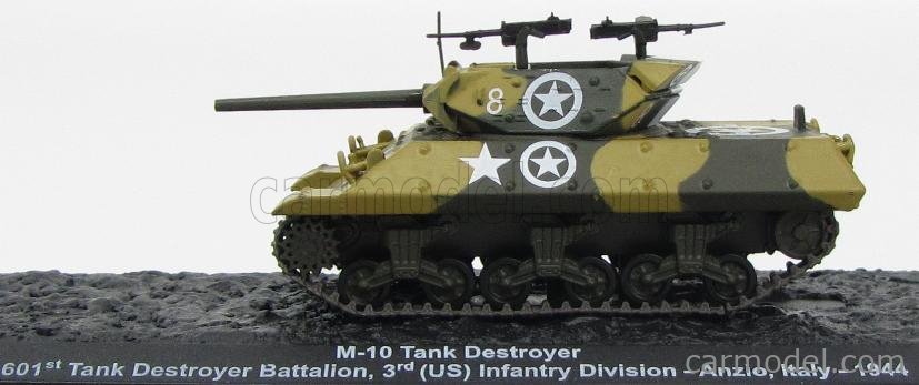Die cast m10 Tank Destroyer Infantry Division Anzio Italy 1944 Scale 1/72