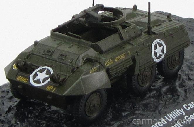 DIE CAST TANK M20 ARMORED UTILITY CAR GERMANY 1945-1/72 021 