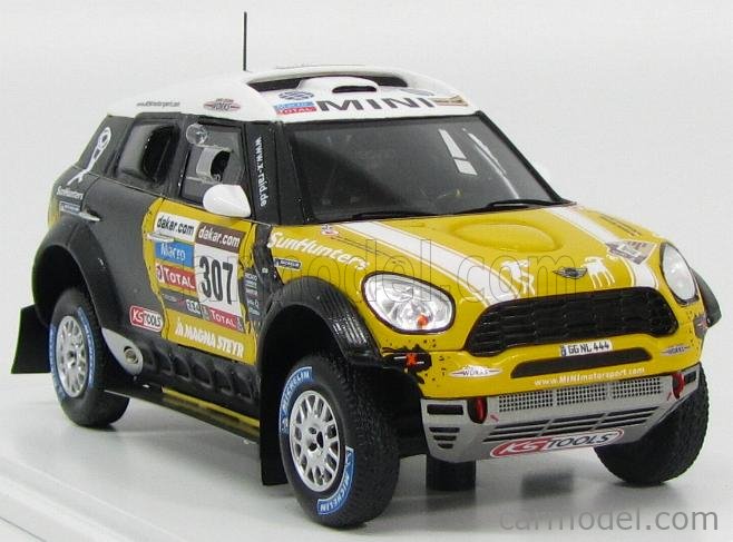 1/43 TSM #TSM144344 Mini Countryman AII4 Racing #307 Dakar